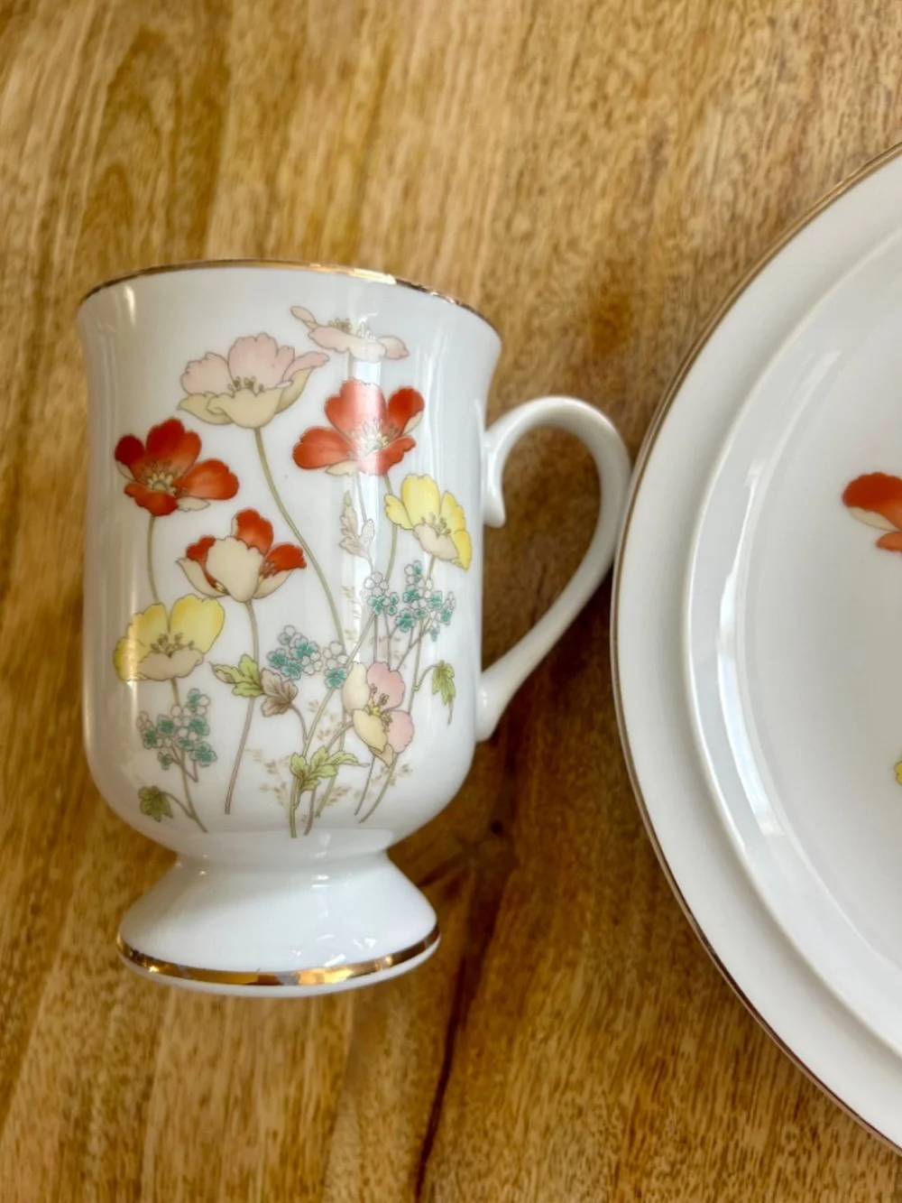 Painted Poppy  Fanci Florals Collection — 2 piece set